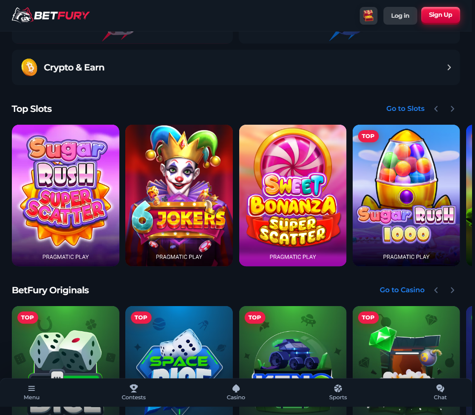 BetFury slide1